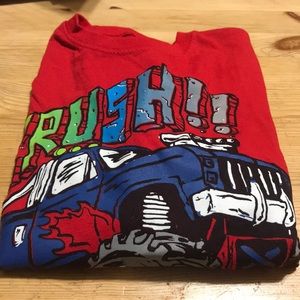 Boys long sleeved Monster Truck shirt, size 8
